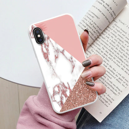 Fashion Marble Cover For iphone X XS MAX Soft Protective Cases Silicone Coque Bumper Fundas For iphone X XSMA iphoneX Shell Bags