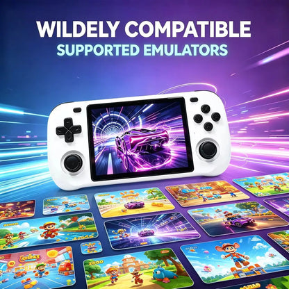 SMARTDUDE H36S Retro Handheld Game Console with 3.5-inch IPS Screen Batocera System 64GB/128GB Portable Gaming Device
