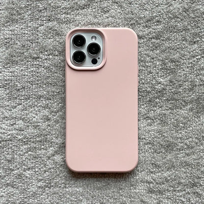 Official Candy Color Silicone Case for iPhone 17 18Pro Max 18 Pro 15 16 14 13 12 13mini Camera Lens Protective Bumper Back Cover
