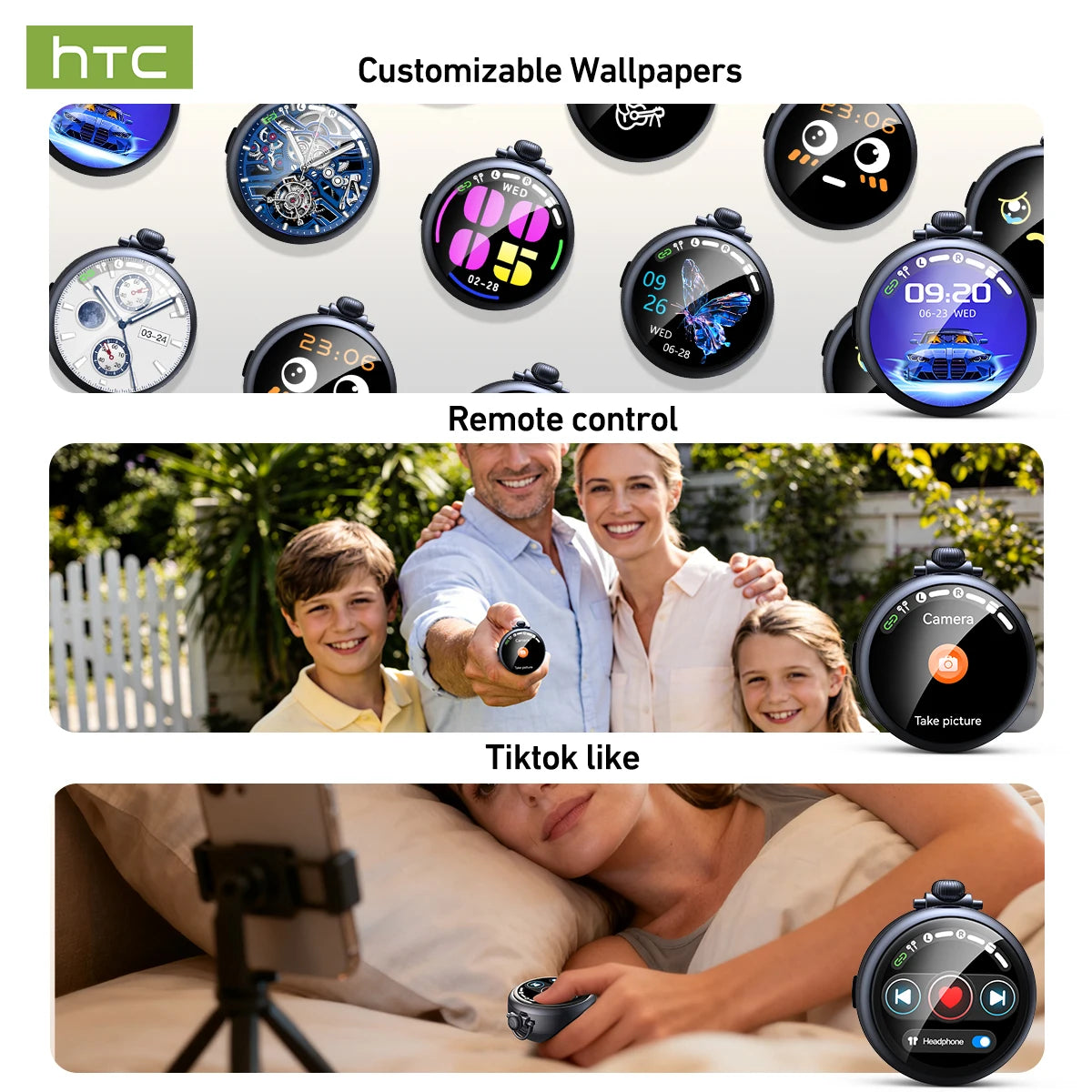 HTC NE71 True Wireless Earbuds ANC Noise Cancelling Bluetooth 6.0 22H Playtime In-Ear Comfort Gaming Low Latency