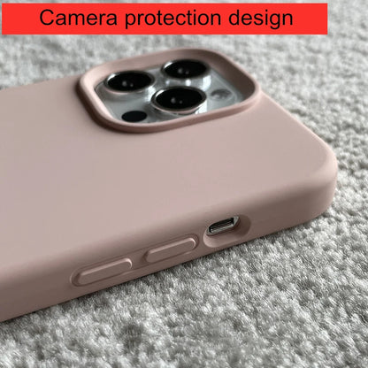 Official Candy Color Silicone Case for iPhone 17 18Pro Max 18 Pro 15 16 14 13 12 13mini Camera Lens Protective Bumper Back Cover