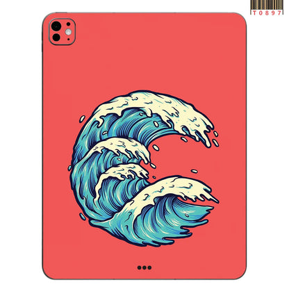 For iPad Pro 13 11 2024 ipad 11 2025  Mini 7 6 Full Cover Colorful Back Film Covers Decal Skin Protector Sticker