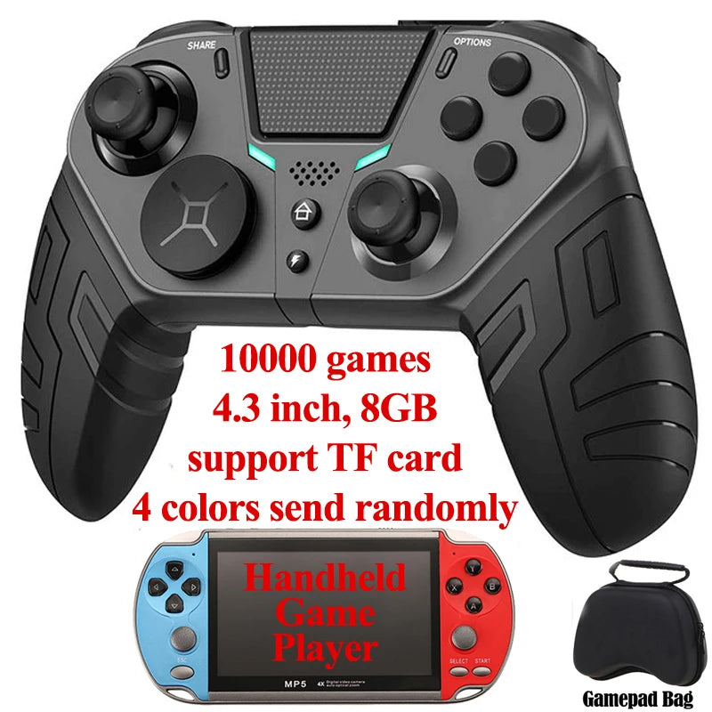 Controller For PS4 PS3 PS Playstation 4 3 PC Control Wireless Bluetooth Mobile Android TV Gamepad Gaming Game Pad Joystick Phone