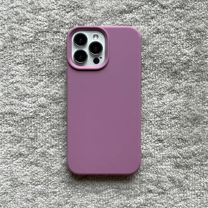 Official Candy Color Silicone Case for iPhone 17 18Pro Max 18 Pro 15 16 14 13 12 13mini Camera Lens Protective Bumper Back Cover