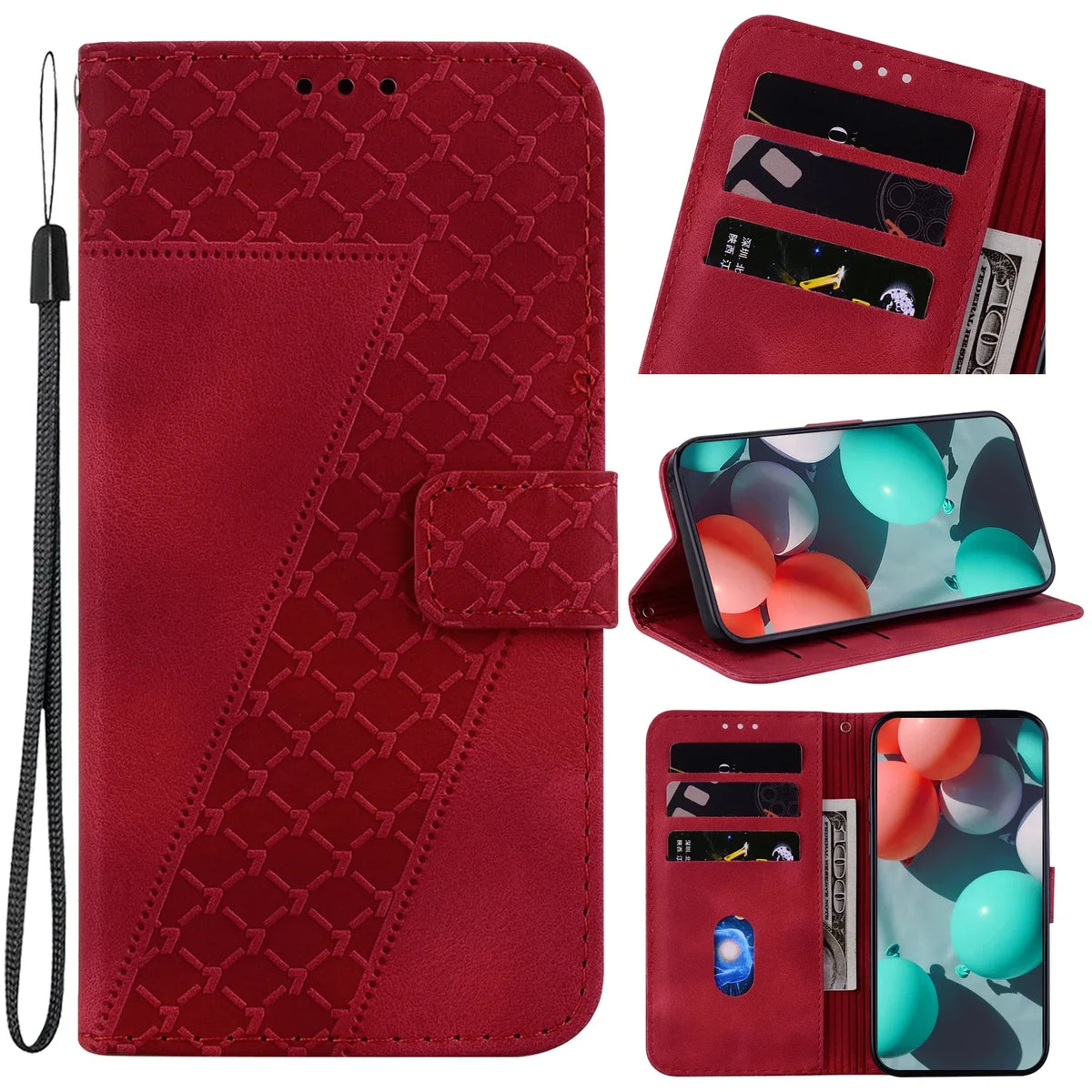 Stand Flip Wallet Case For Google Pixel 4 5 6 6A 8 8a 9 7 7A Pro Pixel 9 Pro 3A XL Leather Protect Cover