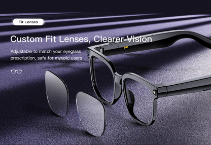 2026 New Smart AI Glasses 8MP Pixel 4k HD Camera Anti-shake Video Record ChatGP WIFI Translation Call Waterproof Sunglasses Men