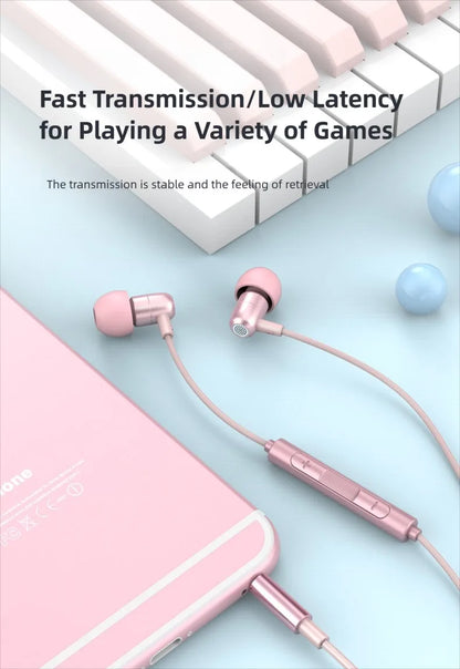 For Samsung Galaxy Wired Headphone HiFi Surround Sound With Mic USB Type C 3.5mm Earphones For iPhone 15 16 Pro Max Jack Headset