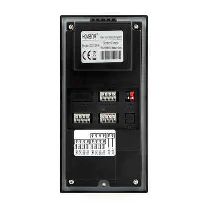 XC112F-3 HD IP65 Doorbell Camera with 3 Call Buttons for 4 Wire 1080P Tuya APP Video Door Phone Intercom Home Security 3 Flats
