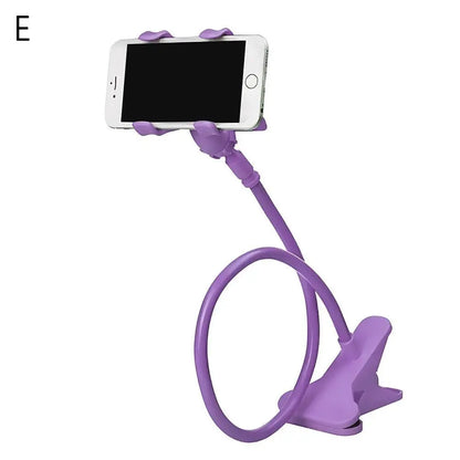 Phone Holder Stand Lazy Bracket Headrest Bed 360 Flexible Long Arms Clamp Mount Phone Stand 360 ° Rotation For iPhone 3.5~6.5"