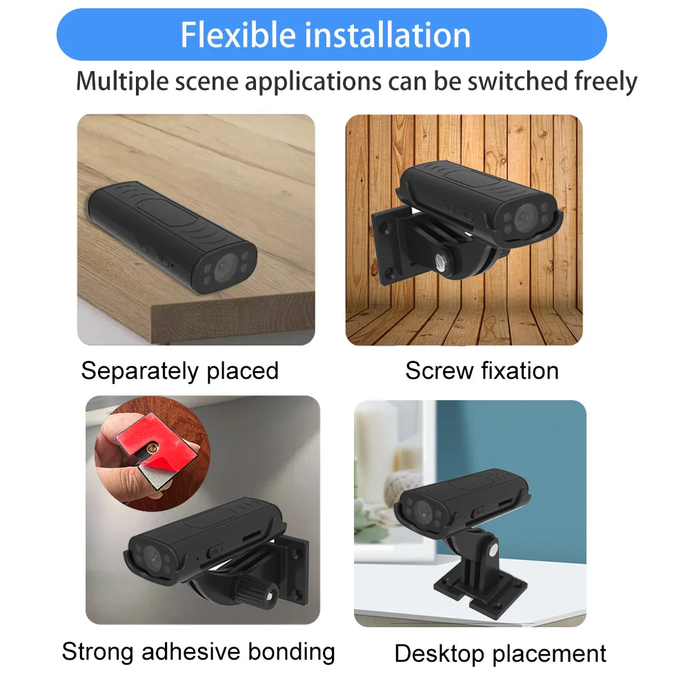 Super Small Wireless WiFi Mini Camera - Home Security Nanny Camera with Motion Detection Remote Pet Monitoring Camera