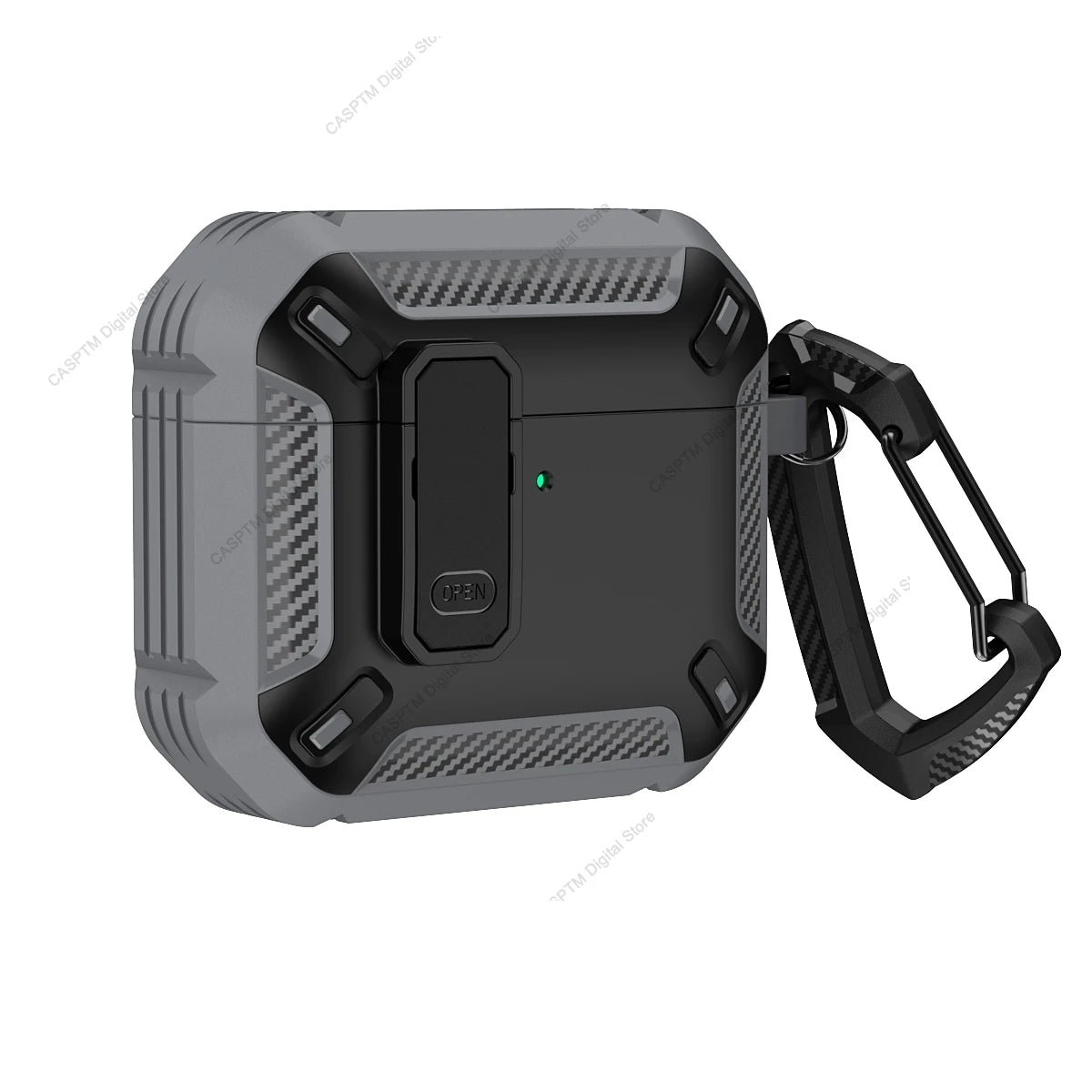 Security Lock Case For AirPods 4 4th Gen Cover TPU PC Protective Cases For Apple AirPods 5 Fundas Earphone Accessories With Hook