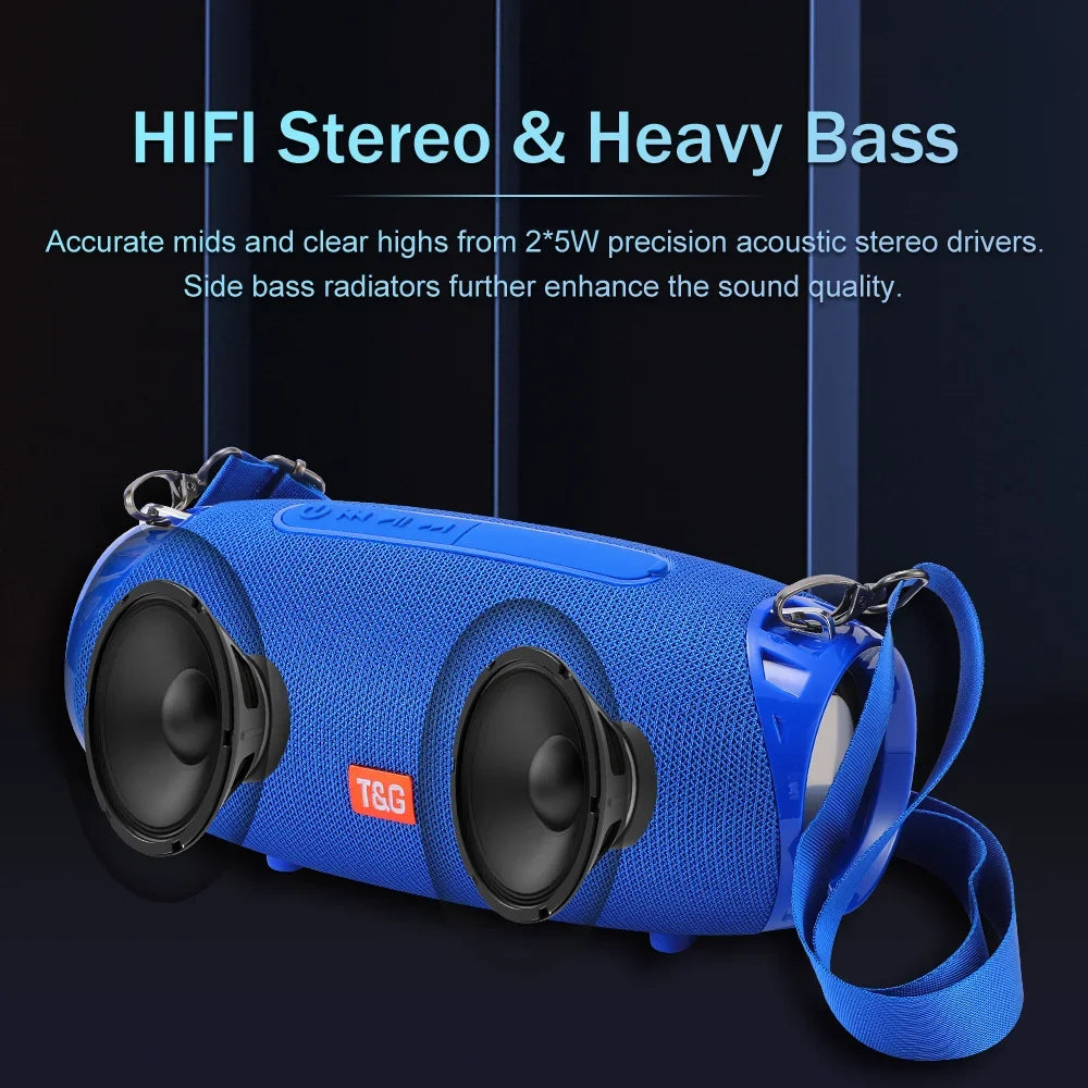 Wireless Subwoofer Portable Bluetooth Speaker Radio FM Waterproof Sound Box Music Caixa De Som Coluna Blootooth Bass Hifi Bocina