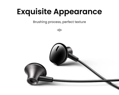 UGREEN Semi-open 3.5mm USB Type C Wired Earbuds with Microphone, Wired Earphones Headphones HiFi Stereo,For Most with 3.5mm Jack