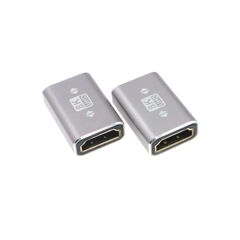 8K Micro Mini HDMI - compatible with 2.1 Connector Adapter 270 90 Degree Male to Female for HDTV PS4 PS5 Laptop 4K HDMI Extender