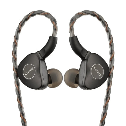 KEFINE Klanar 14.5mm Planar Magnetic Driver Hifi Wired IEM Earphones with CNC Metal  Housing & Detachable 0.78 2pin 3.5mm Cable