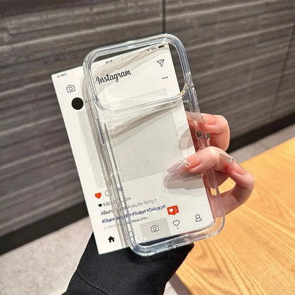 Original Clear Silicone Phone Case For iPhone 18 17 16 15 14 13 12 11 Pro Max Plus Transparent Shockproof Protector Back Cover