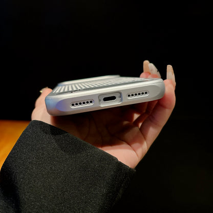 Heat Dissipation Mesh Case For iPhone 18 Pro Max 17 Pro Magnetic Case For iPhone 16 18 Pro Max 16 17 Pro Breathable Holder Cover