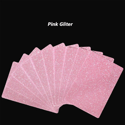 FONLYU 50PCS Bling Glitter Back Skins For iPhone Universal Decorative Rear Stickers For Screen Protector Film Cutting Machine