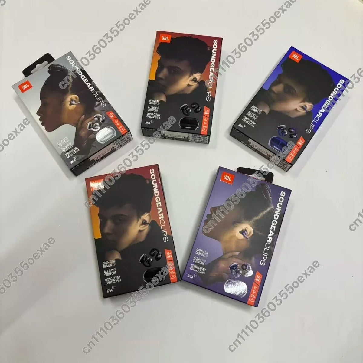 JBL Soundgear Clips Open-ended Wireless Bluetooth Headset with Ear Clip