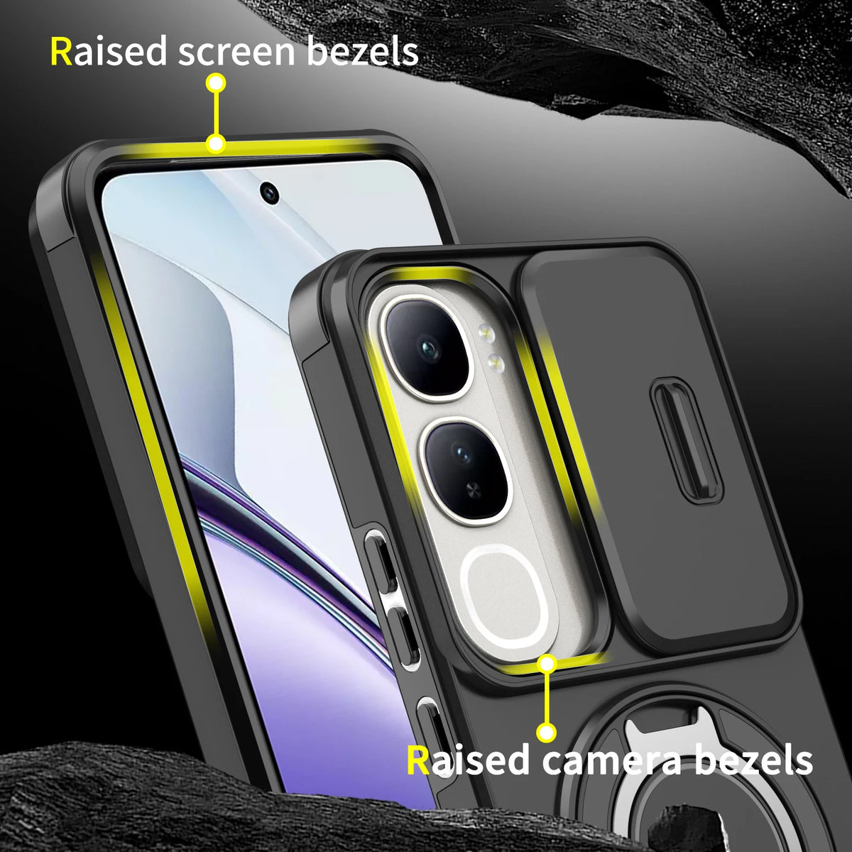 For Vivo V40 SE 80W Case Vivo V40 lite 4G 5G IDN Cover Y200 Magnetic Ring Armor Camera Lens Case Magsafe Wireless Charge Cover