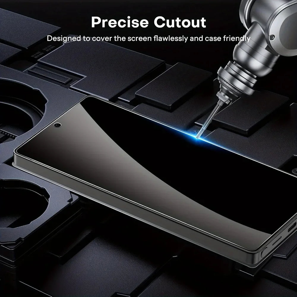 3Pcs Full Cover Tempered Glass for Samsung S25 S24 S23 Ultra S21 S24 S23 FE Screen Protector Samsung S25 Edge S22 S20 S10 Plus