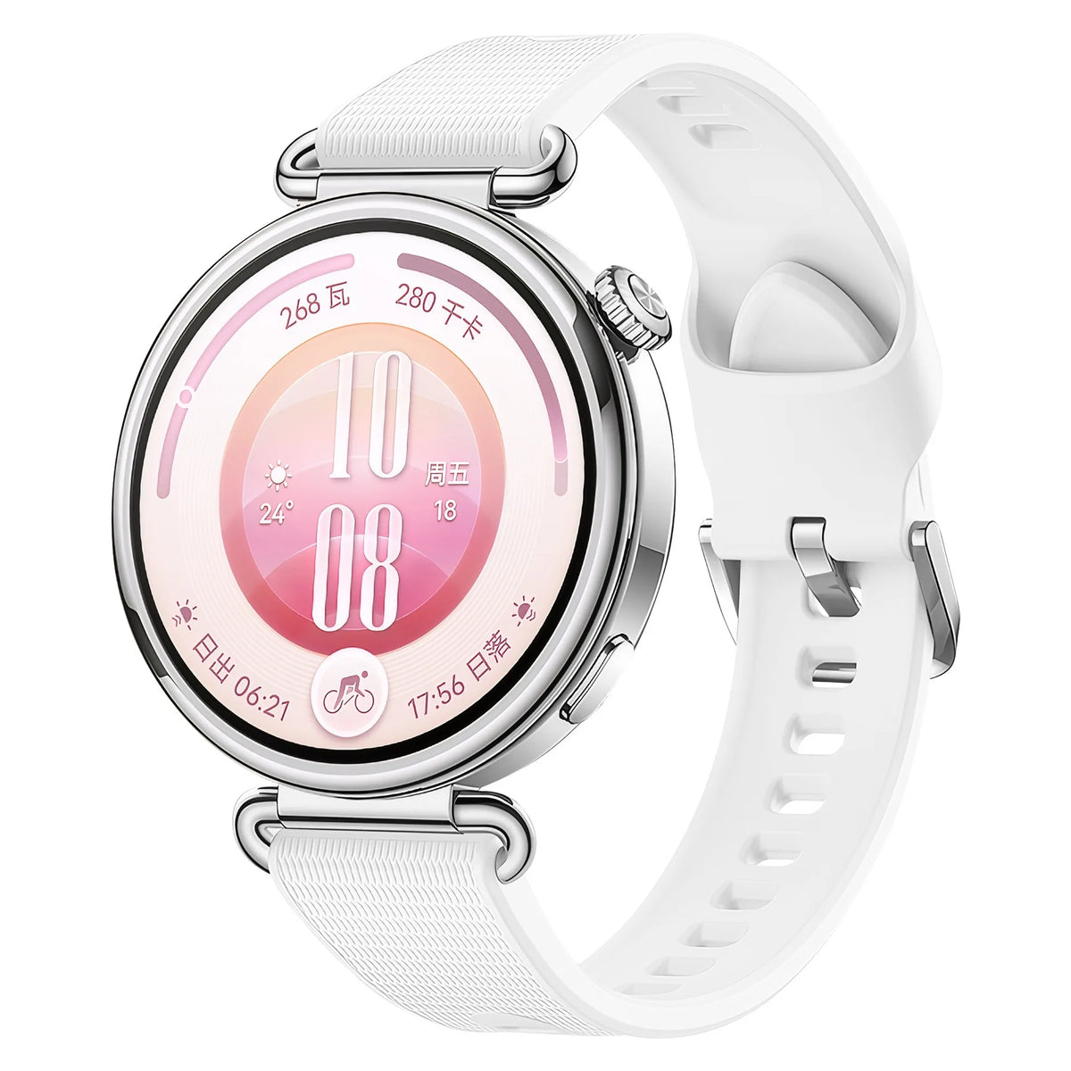 Original Silicone Strap for HUAWEI WATCH GT 7 41mm Sports Loop Replace Accessories Striped Pattern Band for Huawei GT 7 41mm