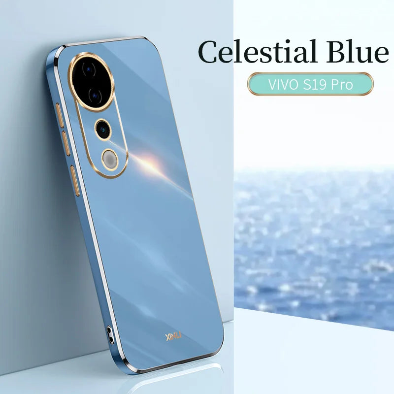Funda Vivo V50 Lite 4g 5g Luxury Fashion Plating Case For VIVO V50 Lite Soft Slim Silicone Shockproof High Quality Phone Cover
