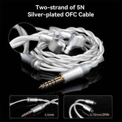 2026 Flagship Masterpiece – TRI I2-KONGTONG IEMS In-Ear Earphones 12mm Single Planar ORTHODYNAMIC 4.4mm HiFi Wired Earbuds