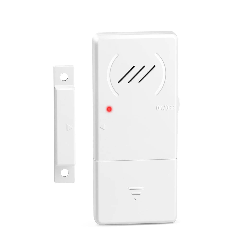 Magnetic Security Sensor Refrigerator Door Alarm Windows Open Alarms 60 Seconds Delay Loud 96 DB for Home, Store, Office