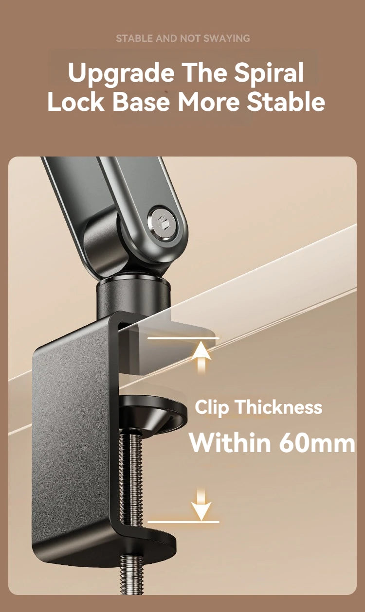 Phone Stand Long Arm Rotatable Tablet Holder For 5 to 13 inch Tablet Smartphone Bed Desktop Lazy Holder Bracket For iPad Support