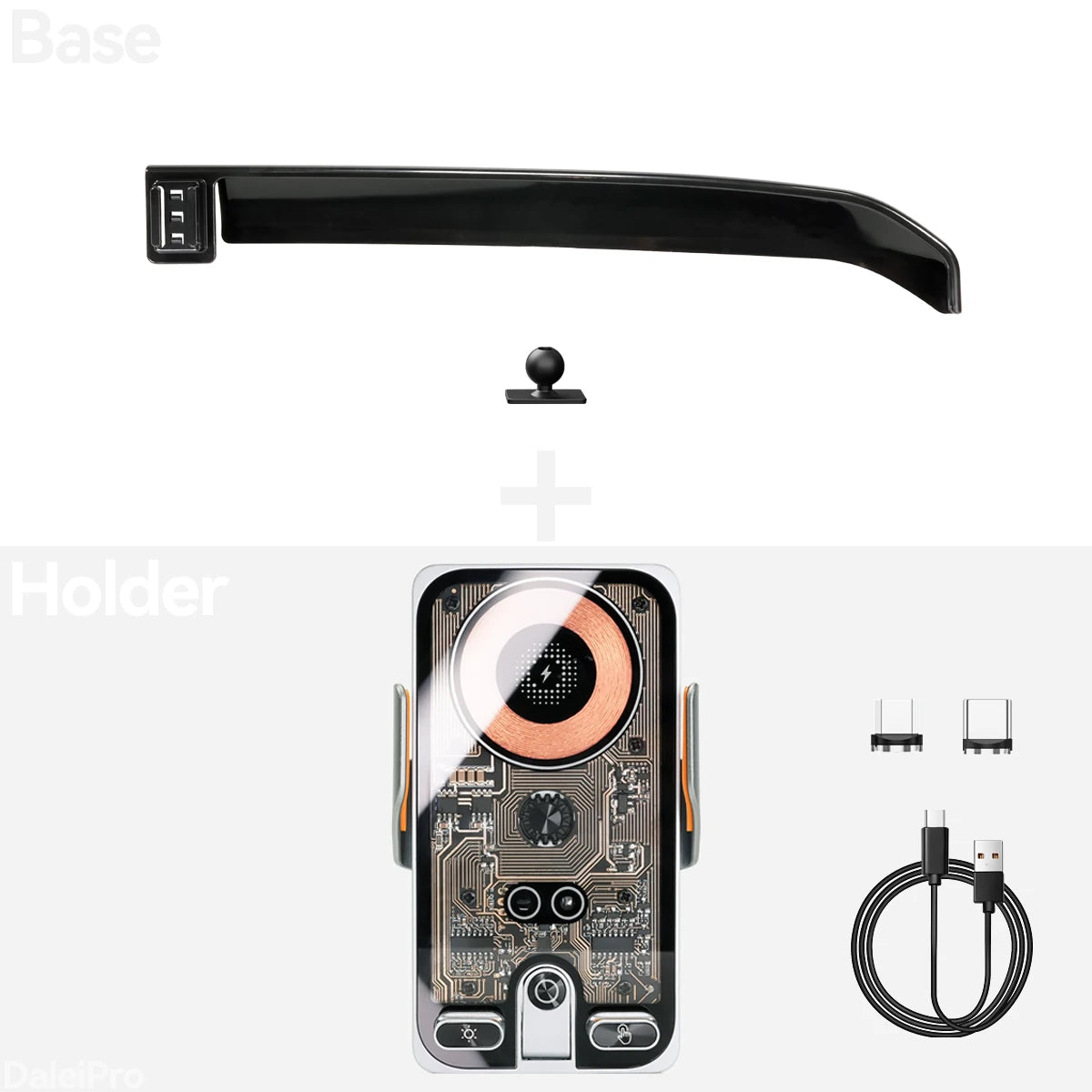 For Audi A5 S5 RS5 2025 2026 2027 Car Phone Holder Screen Fixed Clip Wireless Charger Phone Mount Qi Car Phone Charger Mounts