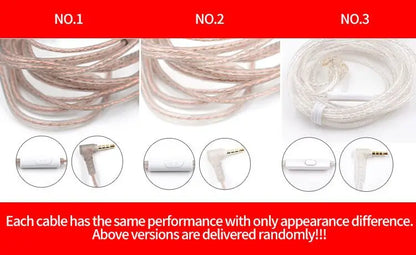 CCA-C10 HiFi Headphones 4BA+1DD Hybrid Technology Music Sports Gaming Earphones Detachable Cable 2pin 0.75mm Wired Earbuds