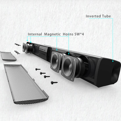Soundbar For TV Subwoofer Bluetooth Speaker Sound Bar Box Music Wireless Radio FM Caixa De Som Big Bocina Bass Blootooth Coluna