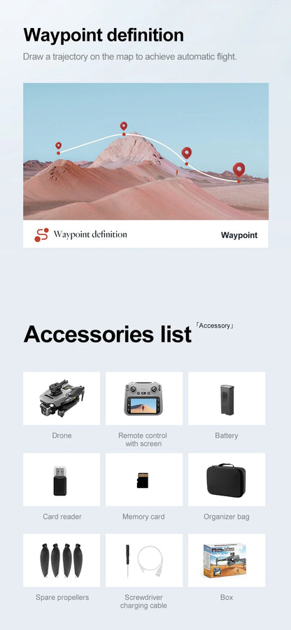 2025 K19 MAX GPS Drone Fishing Air Drop Automatic Turnaround 5G Screen Obstacle Avoidance Drone Professional Camera FPV Dron