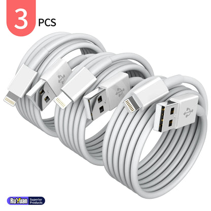 MFi Certified iPhone Charger Cable USB A to Lightning Data Cable for iPhone 14 13 12 Mini Pro Max XR 11 X iPad iPod