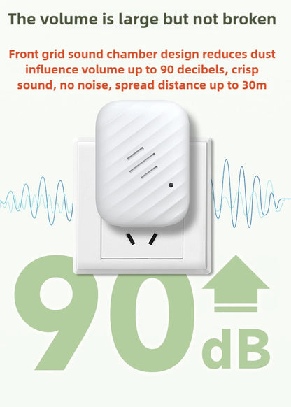 New Long-Range Self Powered Wireless Door Bell No Battery Waterproof 60 Ringtones Kinetic Doorbell EU US UK Plugs Optional