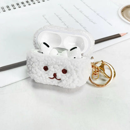 For Airpods 4 Pro Case 2022 Cute Fluffy Dog Earphone Case Headphone Cover For Apple AirPod 3 2 Pro 2nd Generation Pro USB C Case