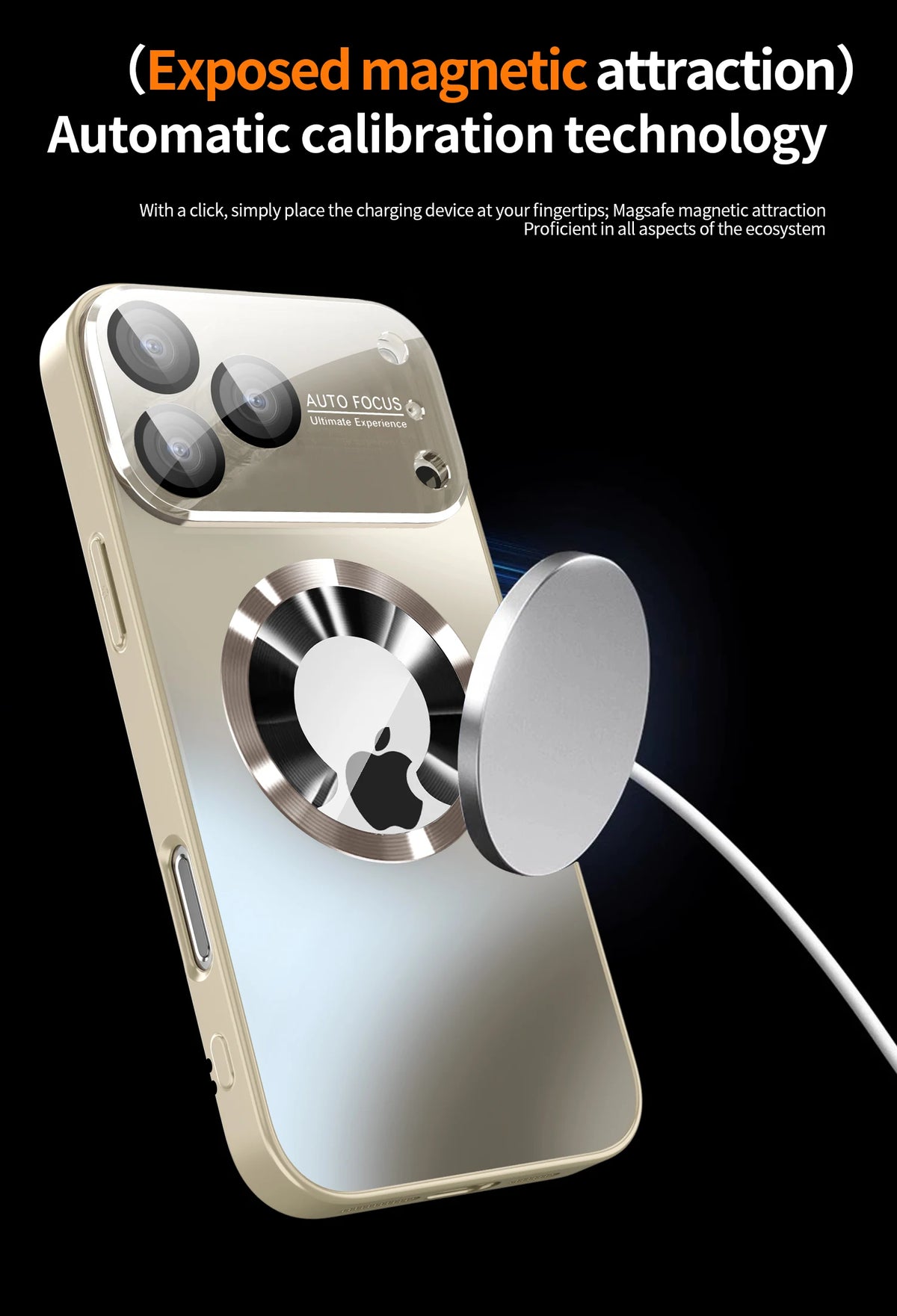 Luxury Glass Camera Lens For Magsafe Magnetic Wireless Charge Case For iPhone 18 16 17 11 12 13 14 15 Pro Max Shockproof Cover