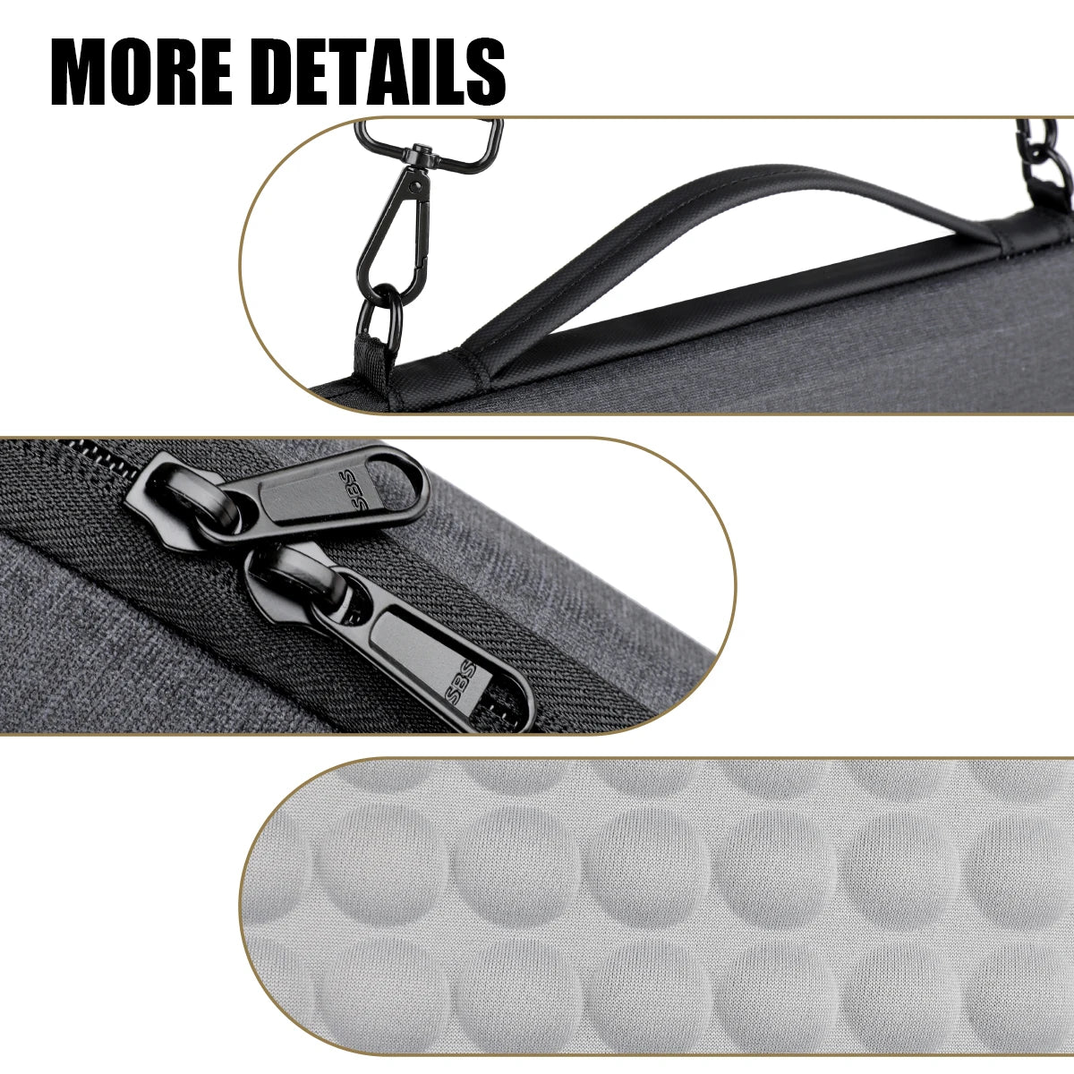 Hard Shell Single-Shoulder Laptop Sleeve 14inch Computer Protective Case Suitable for Apple MacBook Pro 13.3inch Air 13.6inch M3 Huawei 15 Lenovo 15.4 Xiaoxin 15 Men's 15.6