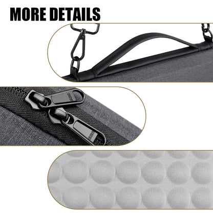 Hard Shell Single-Shoulder Laptop Sleeve 14inch Computer Protective Case Suitable for Apple MacBook Pro 13.3inch Air 13.6inch M3 Huawei 15 Lenovo 15.4 Xiaoxin 15 Men's 15.6