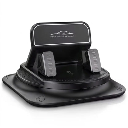 Car Dashboard Phone Holder Anti Slip Silicone Pad 360 Degree Rotation Head Up GPS Navigation Bracket Auto Accessories