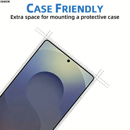 2Pcs Privacy Screen Protector For Samsung Galaxy S26 S24 S25 Plus S25 Ultra  S25 Edge Fingerprint Unlock Anti-spy Tempered Glass