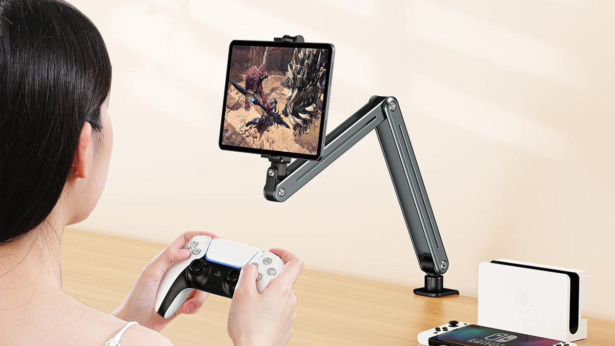 Phone Stand Long Arm Rotatable Tablet Holder For 5 to 13 inch Tablet Smartphone Bed Desktop Lazy Holder Bracket For iPad Support
