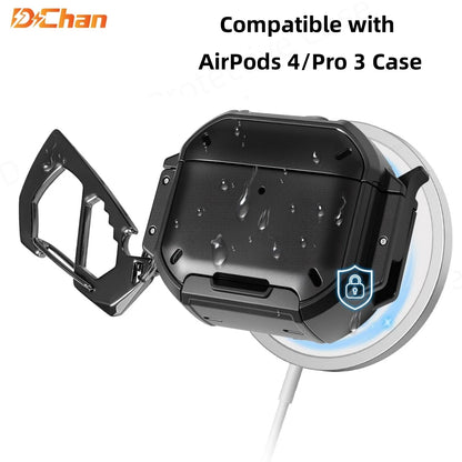 for New AirPods Pro 3 Waterproof Case Full Heavy Duty Protection Cover Anti-Scratch Hard Shell Cover For AirPods 4 Pro 3 Cover