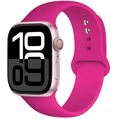 Silicone Band For Apple Watch straps 45mm 44mm 40mm 41mm 42mm-46mm sport bracelet iwatch series 8 7 6 5 SE 9 10 11 Ultra 2 49mm