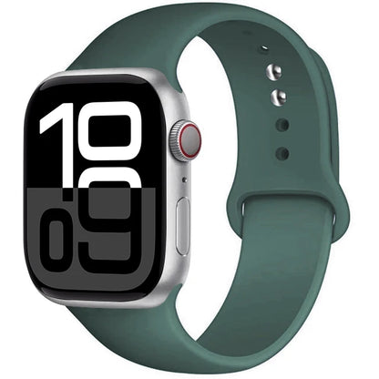 Silicone Band For Apple Watch straps 45mm 44mm 40mm 41mm 42mm-46mm sport bracelet iwatch series 8 7 6 5 SE 9 10 11 Ultra 2 49mm