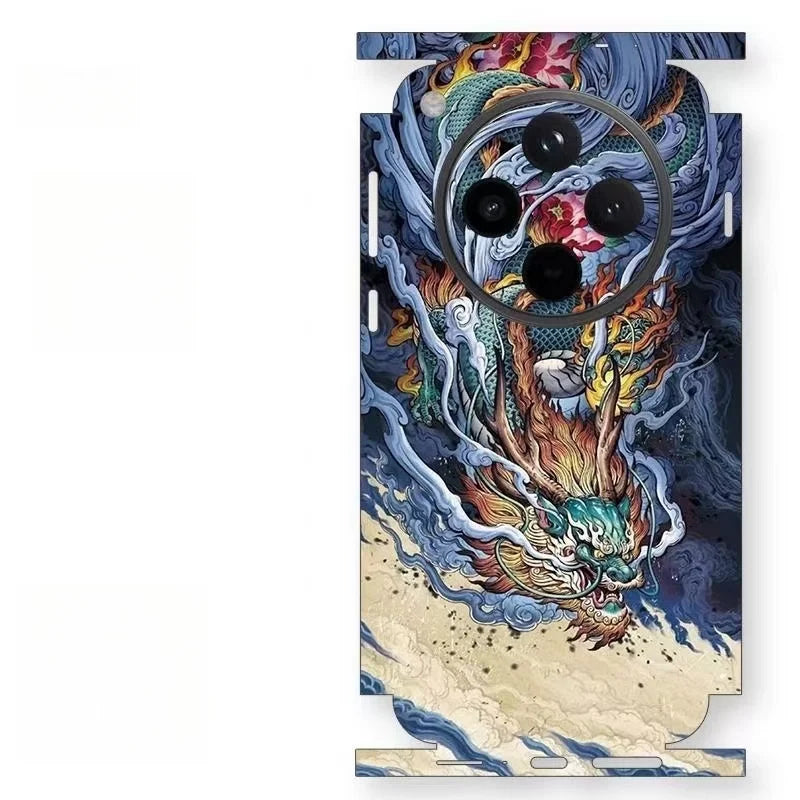 XRT Material Colorful Cute Pattern Matte Film Wrap Skin Phone Sticker For Oppo Find X9 X8 X7 /X7 ULTRA Cartoon Sticker