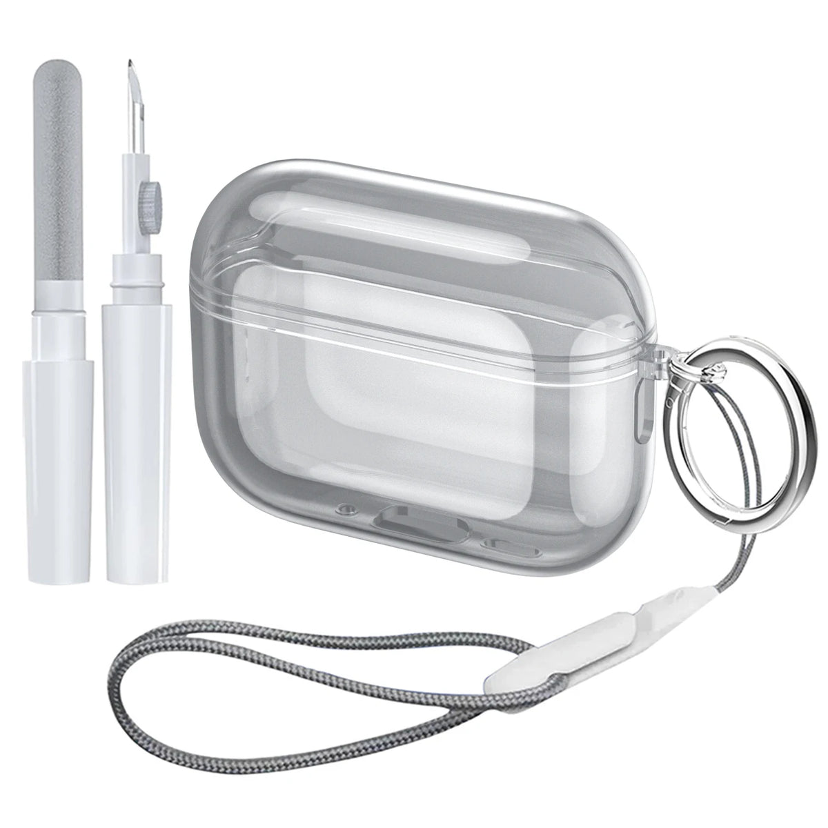 for 2025 AirPods Pro 3 Case with Cleaning Kit Protective Case for AirPods Pro 3rd Generation Case AirPod Pro 3 Case Accessories