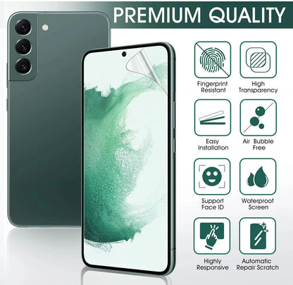1-5Pcs Soft Silicone Hydrogel Film For Samsung Galaxy S26 Ultra S25 Plus S24 S23 S22 S21 FE Film A57 A56 A55 A37 A36 A27 A17 A07
