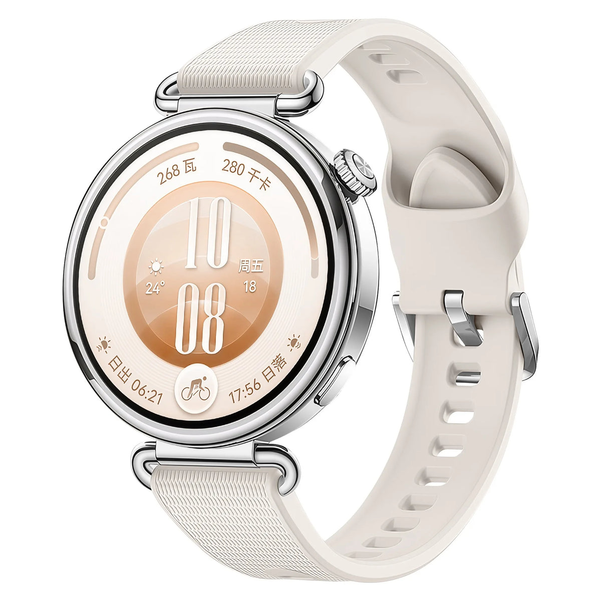Original Silicone Strap for HUAWEI WATCH GT 7 41mm Sports Loop Replace Accessories Striped Pattern Band for Huawei GT 7 41mm